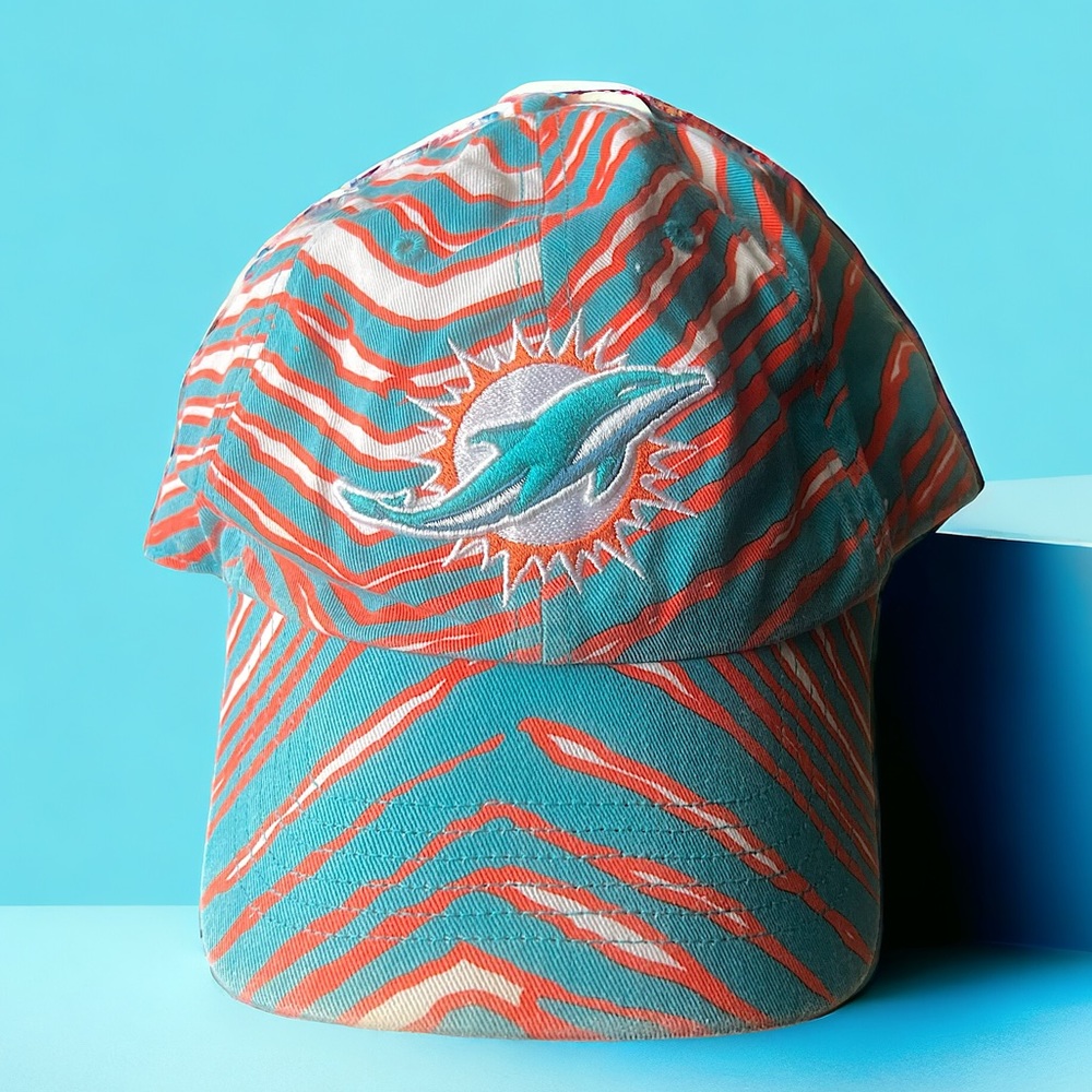 Miami Dolphins Zebra Print Cap